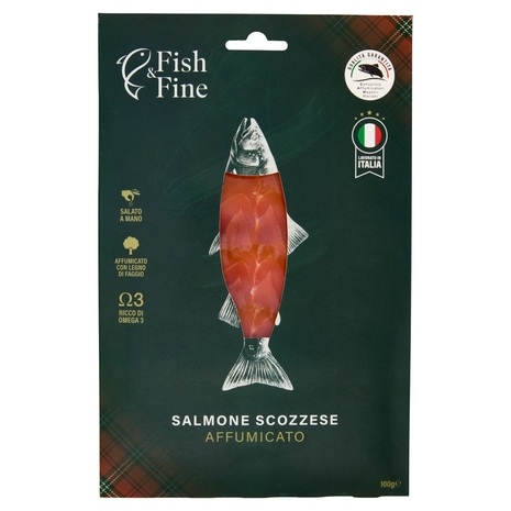 Fish & Fine Salmone Scozzese Affumicato 100 g